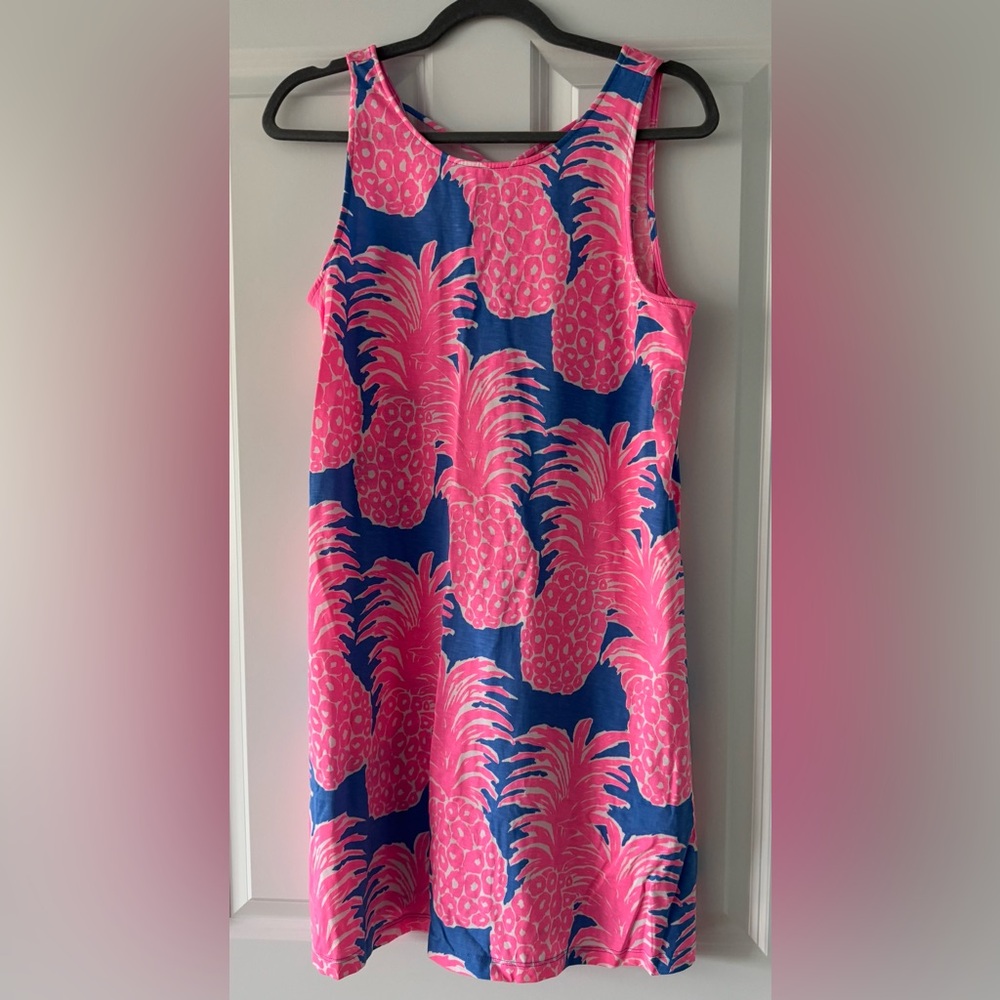 Lilly Pulitzer Pink Pineapples Kristen Swing Dress